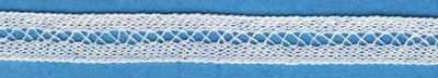 9mm Belgian Battenberg lace tape white